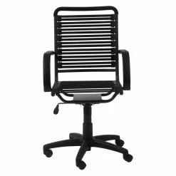 Best Pirce 🌟 Task Chairs Euro Style Bungie Flat High Back Office Chair 😀 -Office & Desk Chairs Sales scaleEUS1235
