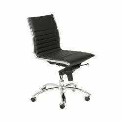 Cheap ⌛ Task Chairs Euro Style Dirk Low Back Armless Office Chair 🌟 -Office & Desk Chairs Sales scaleEUS1642