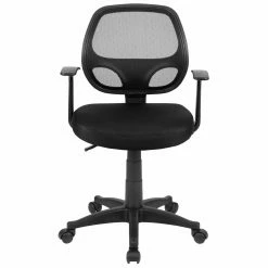 Best Pirce 🧨 Task Chairs Flash Furniture Mid-Back Computer Chair - Black 🧨 -Office & Desk Chairs Sales scaleFLSH103