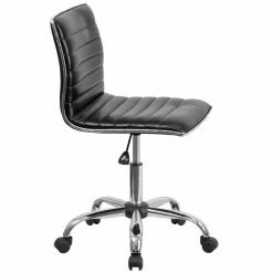 Deals 🤩 Task Chairs Flash Furniture Low Back Armless Ribbed Designer Swivel Task Chair ⌛ -Office & Desk Chairs Sales scaleFLSH1646