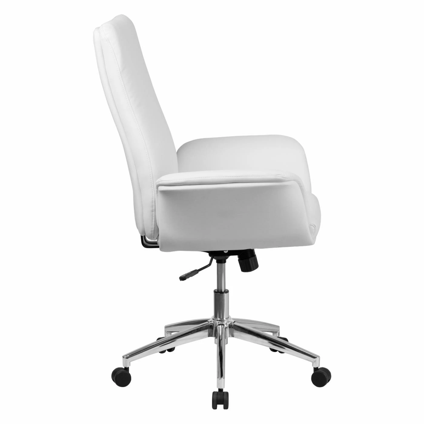 Cheapest 🎉 Executive Chairs Flash Furniture Mid-Back Black Leather Executive Swivel Chair With Flared Arms ⌛ 7 Cheapest 🎉 Executive Chairs Flash Furniture Mid-Back Black Leather Executive Swivel Chair With Flared Arms ⌛ - Image 5