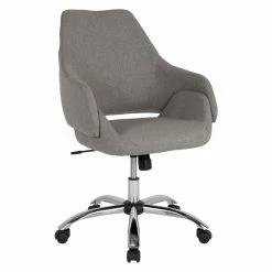 Promo ✨ Task Chairs Flash Furniture Madrid Upholstered Mid Back Office Chair ✨ -Office & Desk Chairs Sales scaleFLSH2179