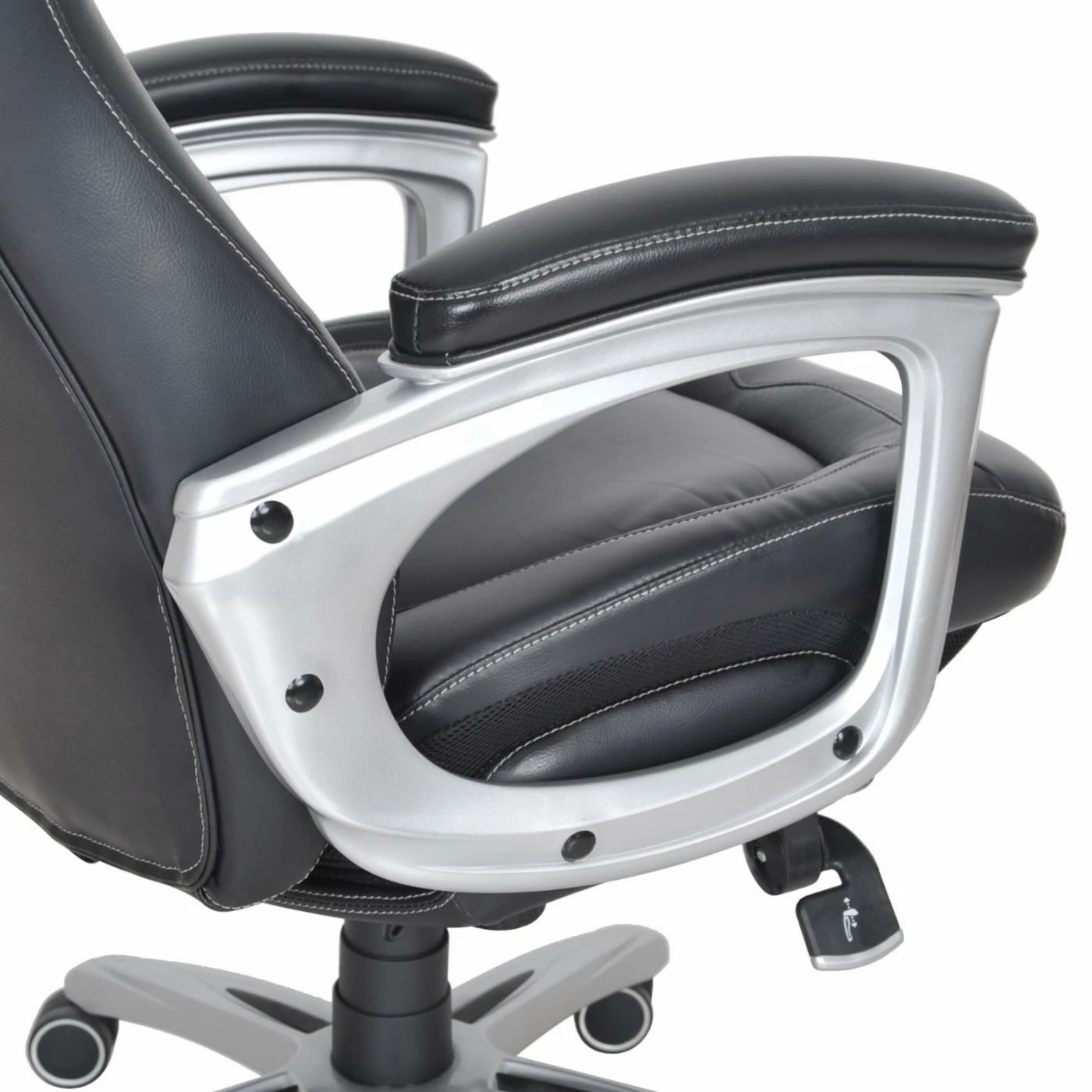 Budget β Executive Chairs Serta Back In Motion Health & Wellness Eco-friendly Bonded Leather Executive Office Chair - Smooth Black π 7 Budget β Executive Chairs Serta Back In Motion Health & Wellness Eco-friendly Bonded Leather Executive Office Chair - Smooth Black π - Image 5