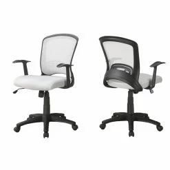 Deals 👏 Task Chairs Monarch Specialties Adjustable Height Mid-Back Mesh Office Chair 🔔 -Office & Desk Chairs Sales scaleMON1238