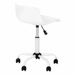 Wholesale 🎁 Task Chairs Monarch Specialties Adjustable Juvenile Low Back Faux Leather Office Chair, White 😉 -Office & Desk Chairs Sales scaleMON1700