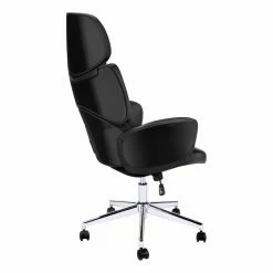 Best Pirce 🤩 Executive Chairs Monarch Specialties Adjustable Height Executive Faux Leather Office Chair, Black 😀 -Office & Desk Chairs Sales scaleMON1706