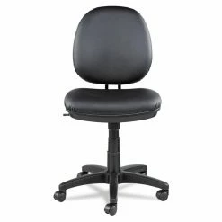 Coupon 😉 Task Chairs Alera Interval Series Leather Swivel/Tilt Task Chair - Black ✔️ -Office & Desk Chairs Sales scaleUST2007