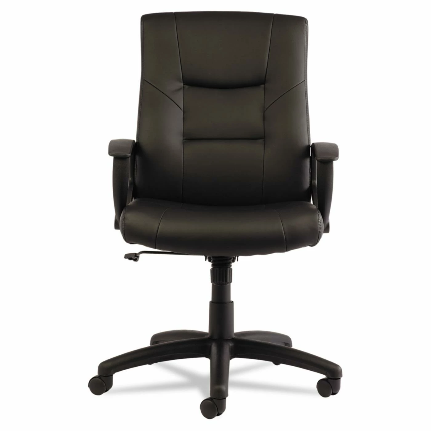Executive Chairs Alera YR Series Executive Leather High-Back Swivel/Tilt Leather Chair - Black 7 Executive Chairs Alera YR Series Executive Leather High-Back Swivel/Tilt Leather Chair - Black - Image 5